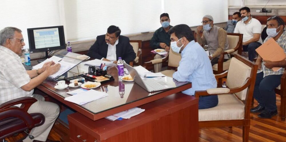Advisor Farooq Khan reviews progress of sports infrastructure in JK